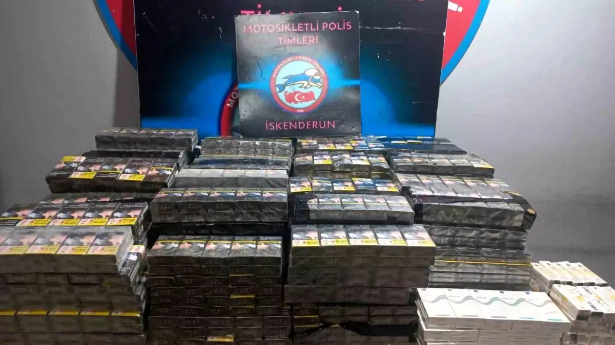 iskenderunda 2950 paket kacak sigara ele gecirildi 2MDwpCGm