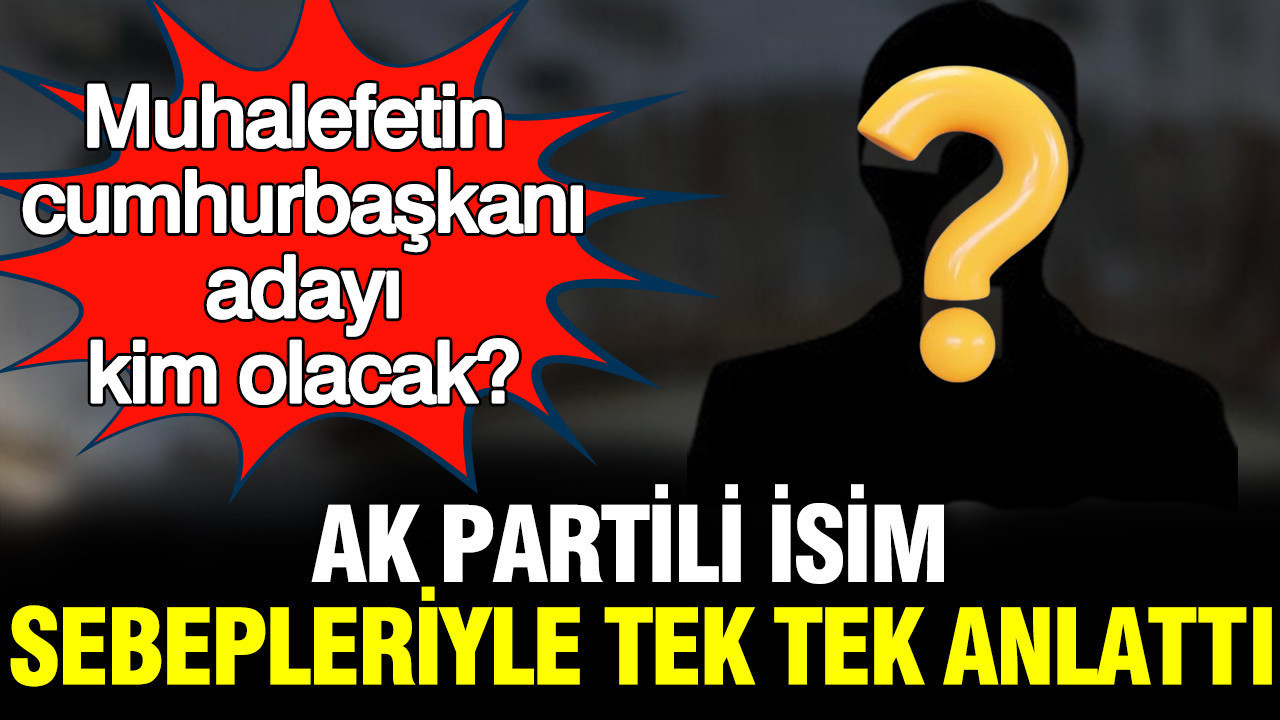 Muhalefetin Cumhurbaşkanı Adayı Hakkında Şamil Tayyar’dan Önemli Açıklamalar